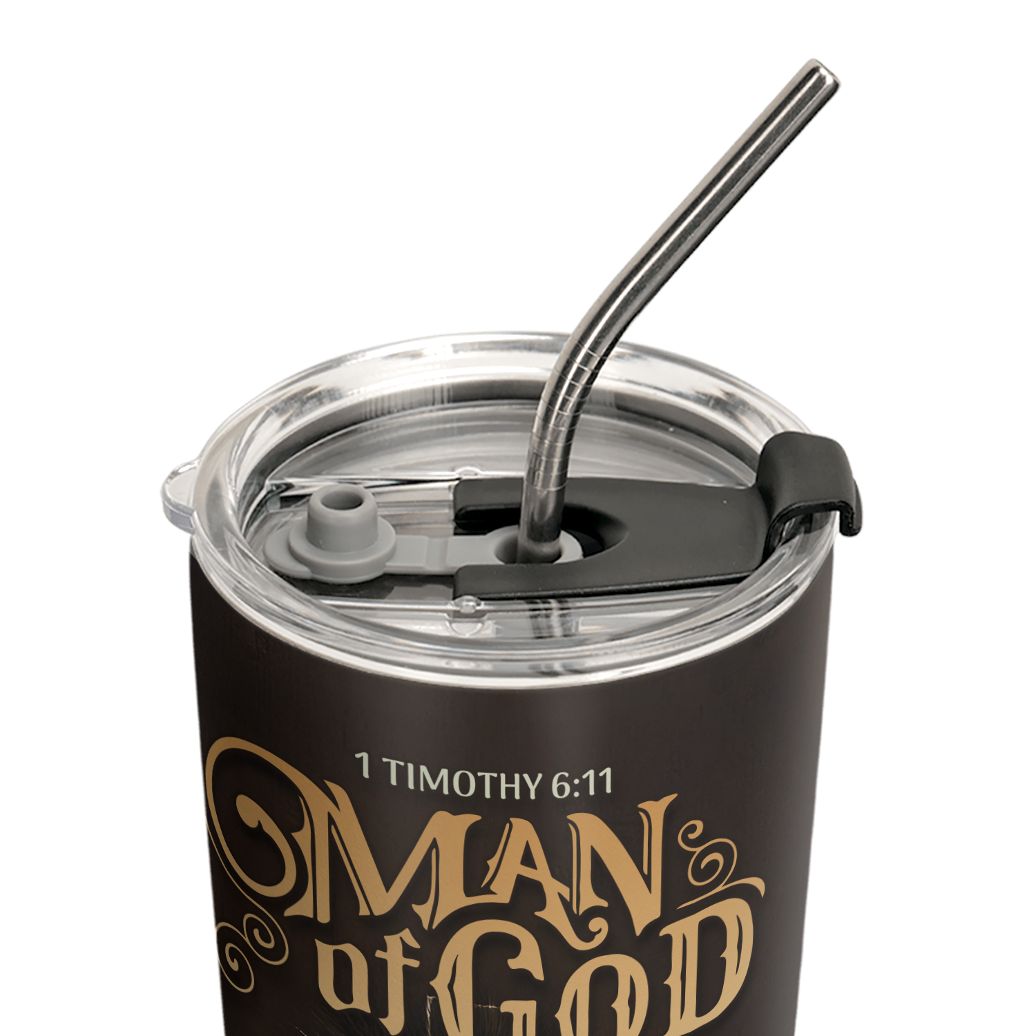 Man Of God 1 Timothy 6 11 Lion Warrior ANRZ04110322HI Stainless Steel Tumbler