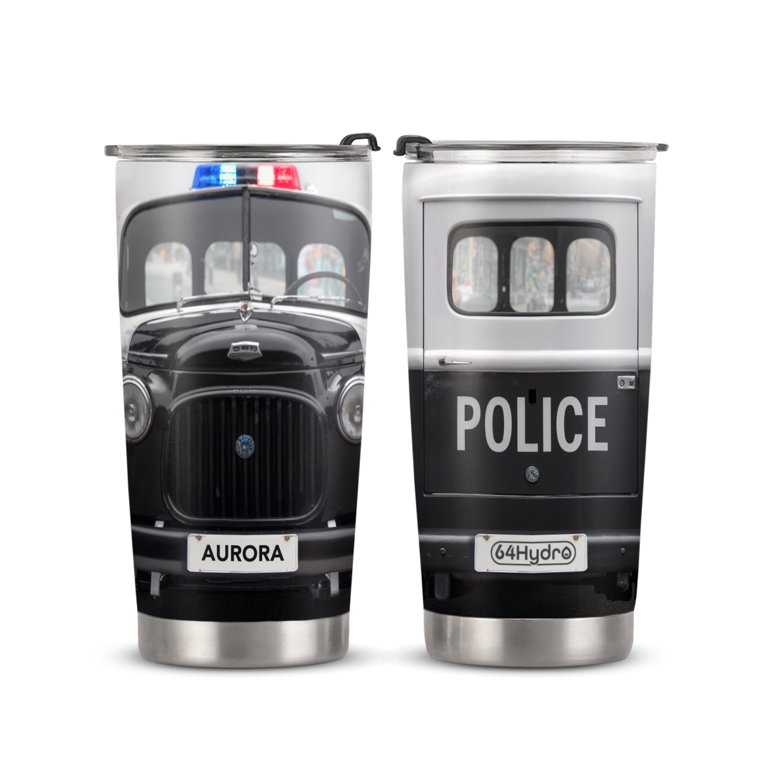 Police Transport ANRZ04116636WF Stainless Steel Tumbler