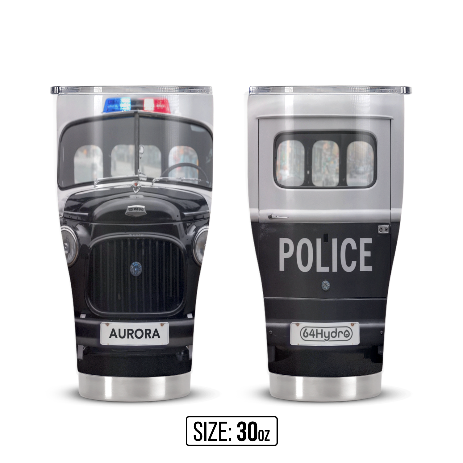 Police Transport ANRZ04116636WF Stainless Steel Tumbler