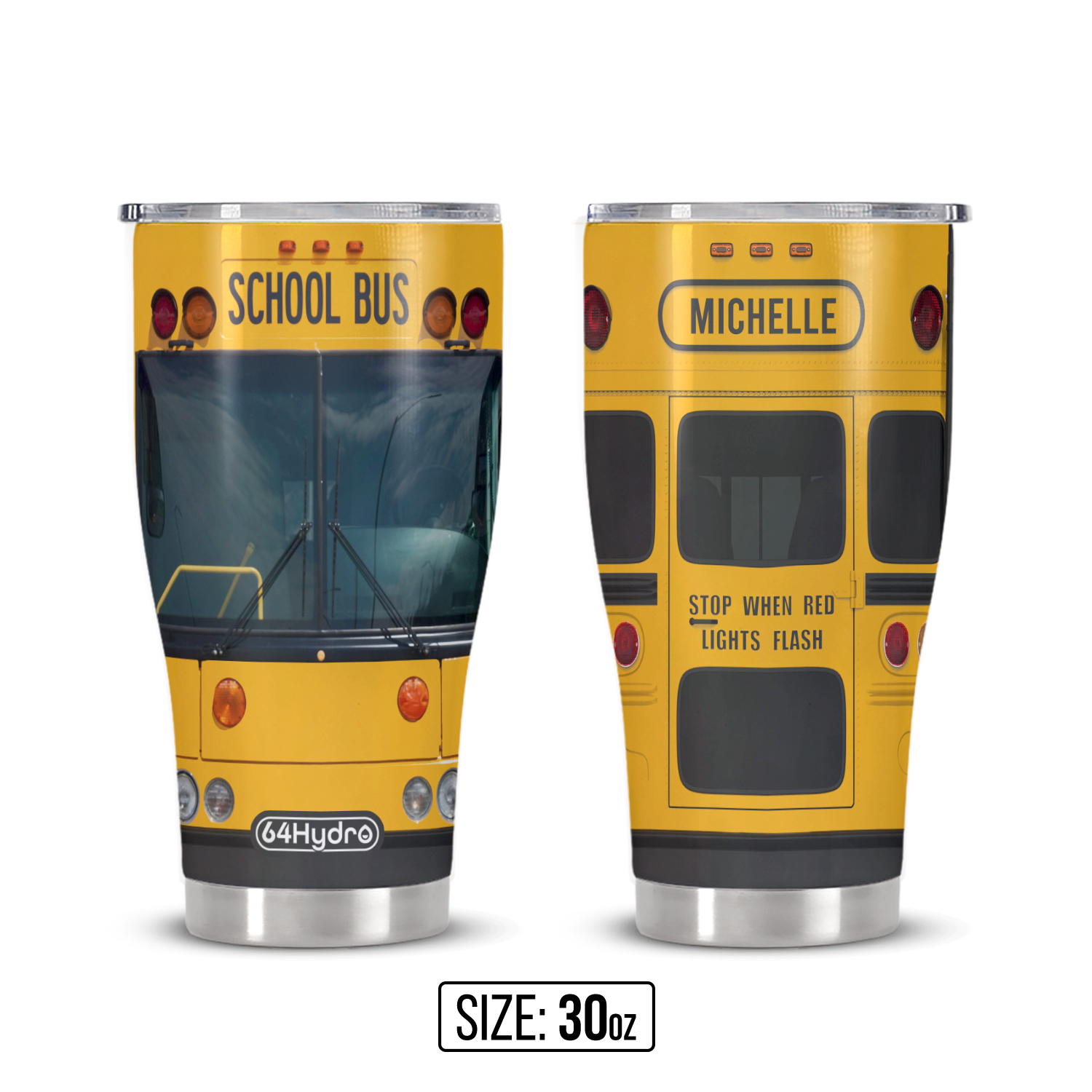 School Bus Lover ANRZ04114036KG Stainless Steel Tumbler