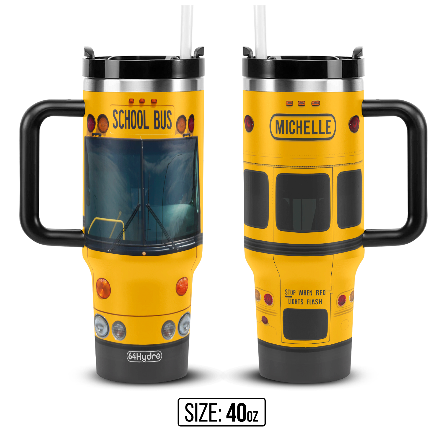 School Bus Lover ANRZ04114036KG Stainless Steel Tumbler