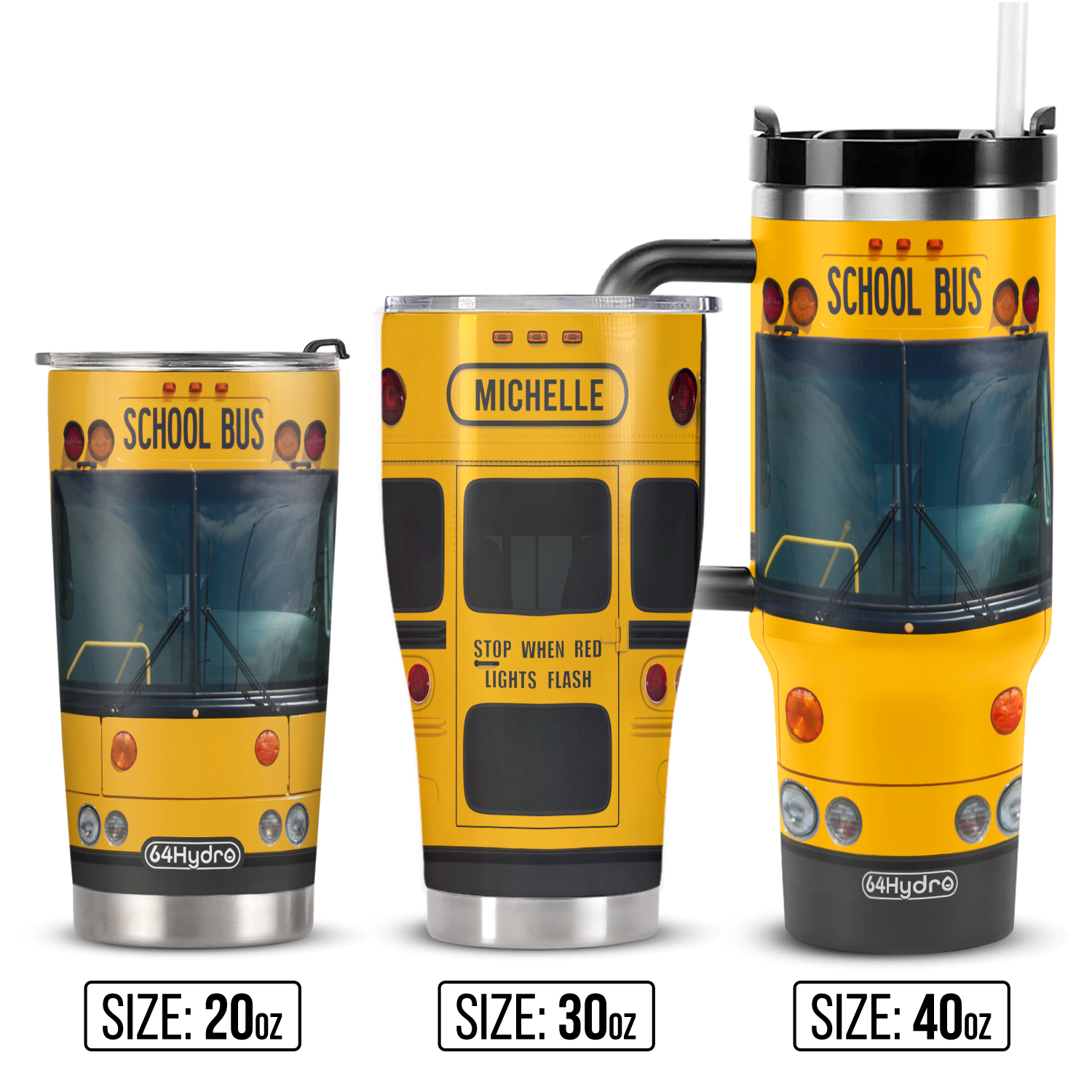 School Bus Lover ANRZ04114036KG Stainless Steel Tumbler