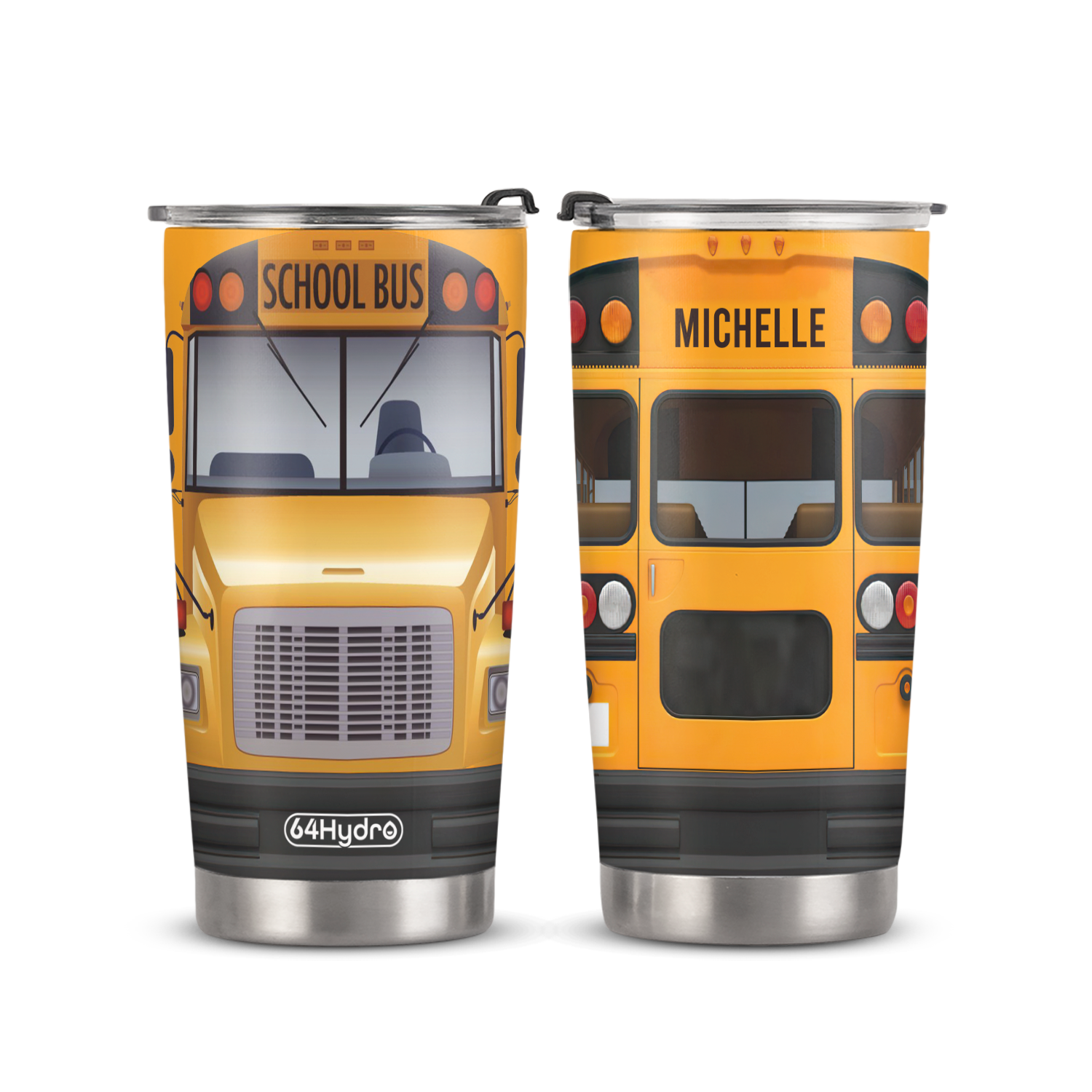 School Bus ANRZ04115289AE Stainless Steel Tumbler