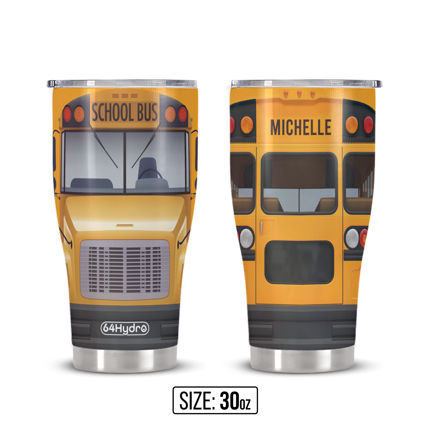 School Bus ANRZ04115289AE Stainless Steel Tumbler