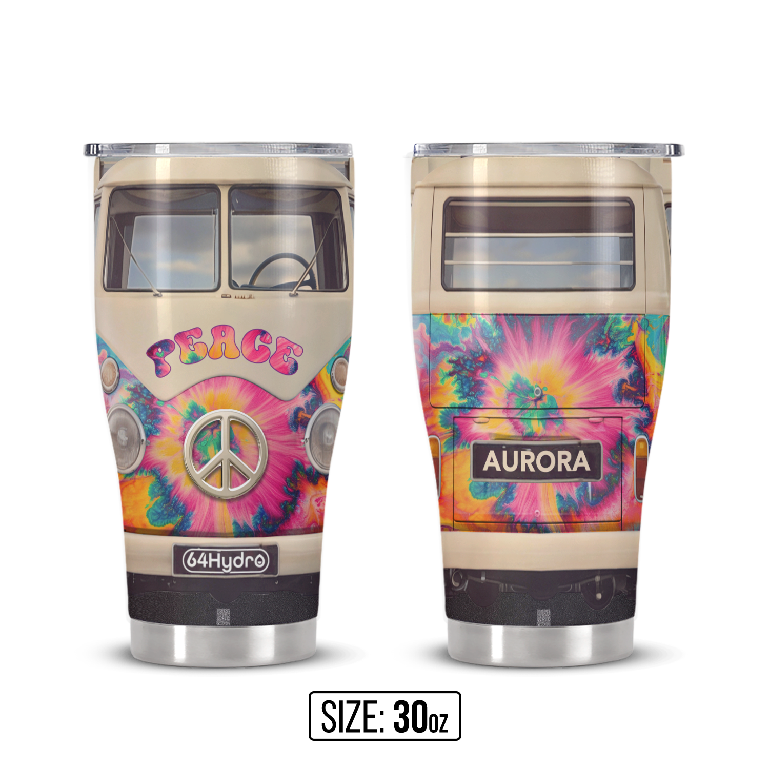 Hippie Van HHRZ21115144SR Stainless Steel Tumbler