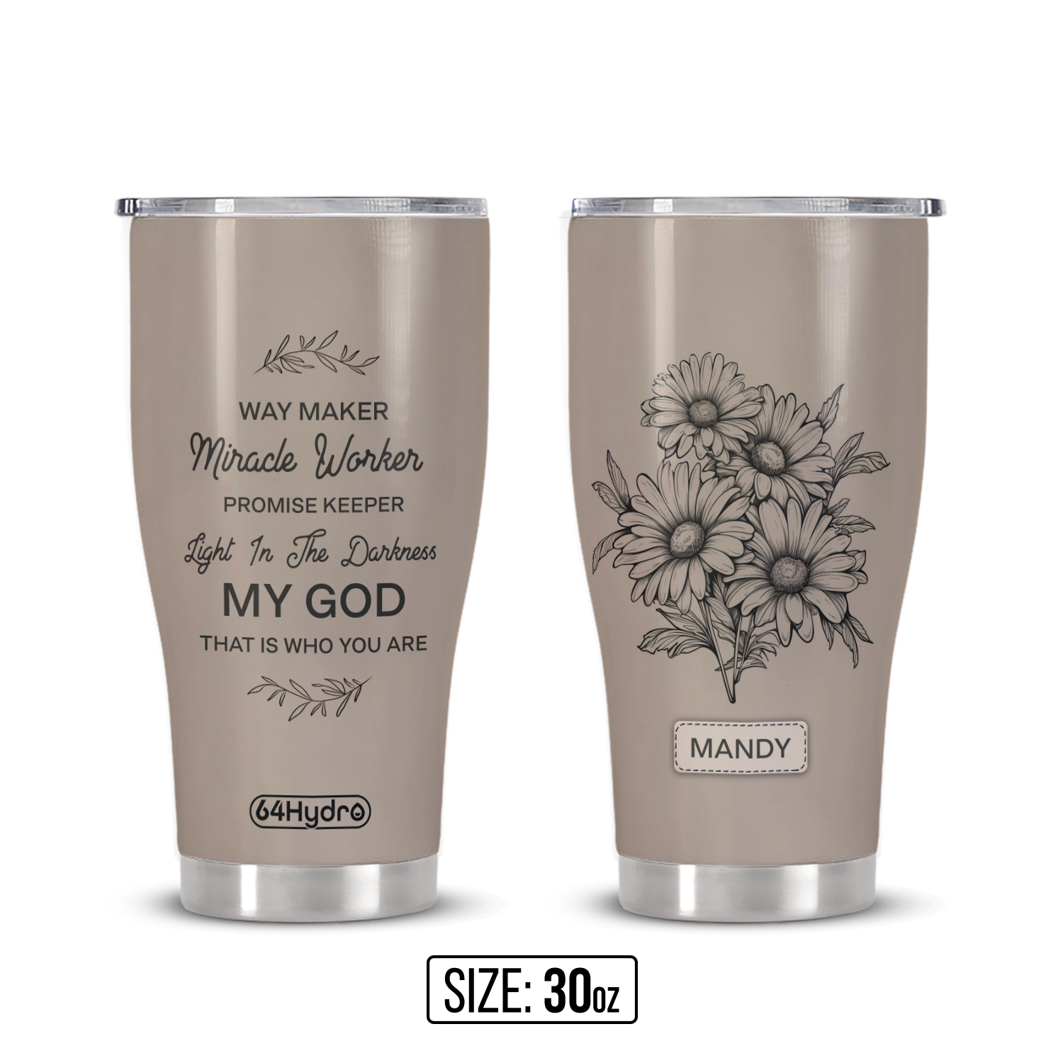 Way Maker Miracle Worker Daisy ANRZ04113007KJ Stainless Steel Tumbler