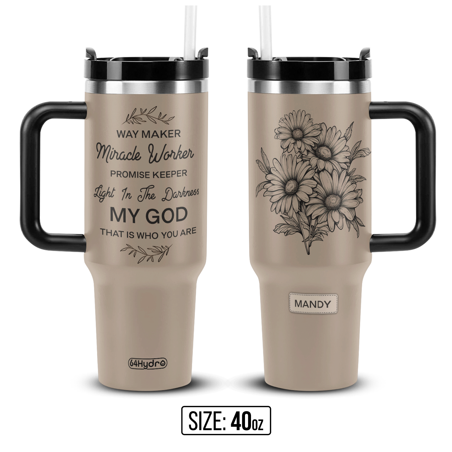 Way Maker Miracle Worker Daisy ANRZ04113007KJ Stainless Steel Tumbler