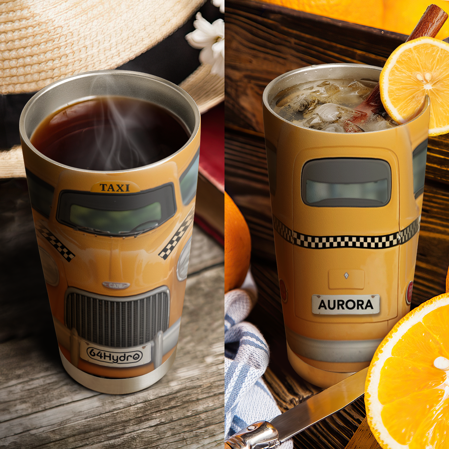 Yellow Taxi ANRZ04117008KD Stainless Steel Tumbler