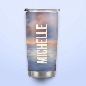 Jesus Walking On The Beach HTRZ31086550LD Stainless Steel Tumbler