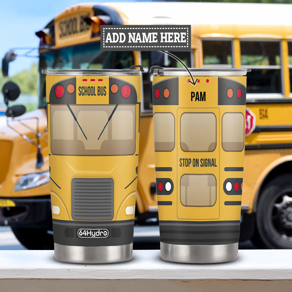 School Bus Kid ANRZ04113241FI Stainless Steel Tumbler