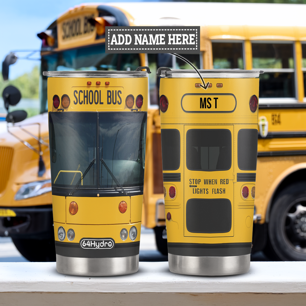 School Bus Lover ANRZ04114036KG Stainless Steel Tumbler