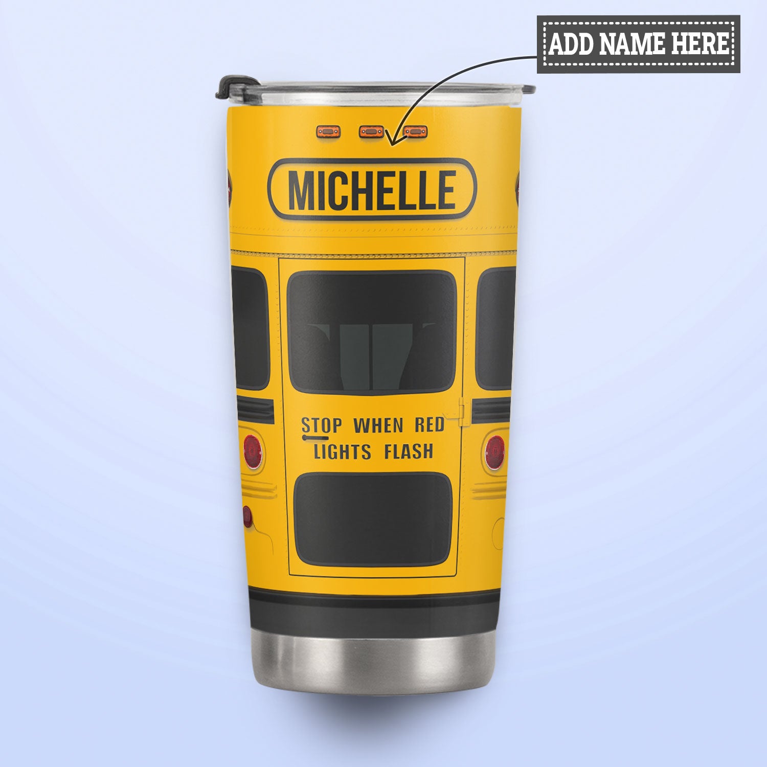 School Bus Lover HTRZ02103109ZP Stainless Steel Tumbler