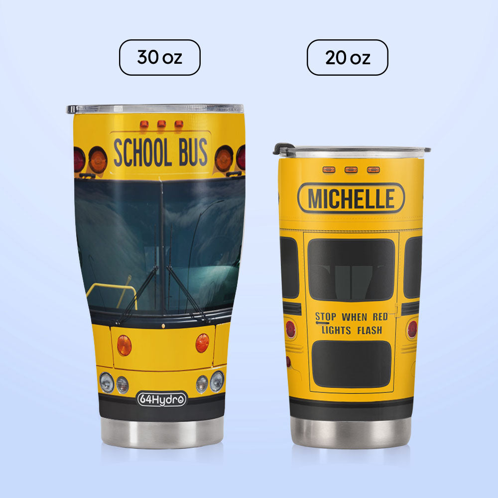 School Bus Lover HTRZ02103109ZP Stainless Steel Tumbler