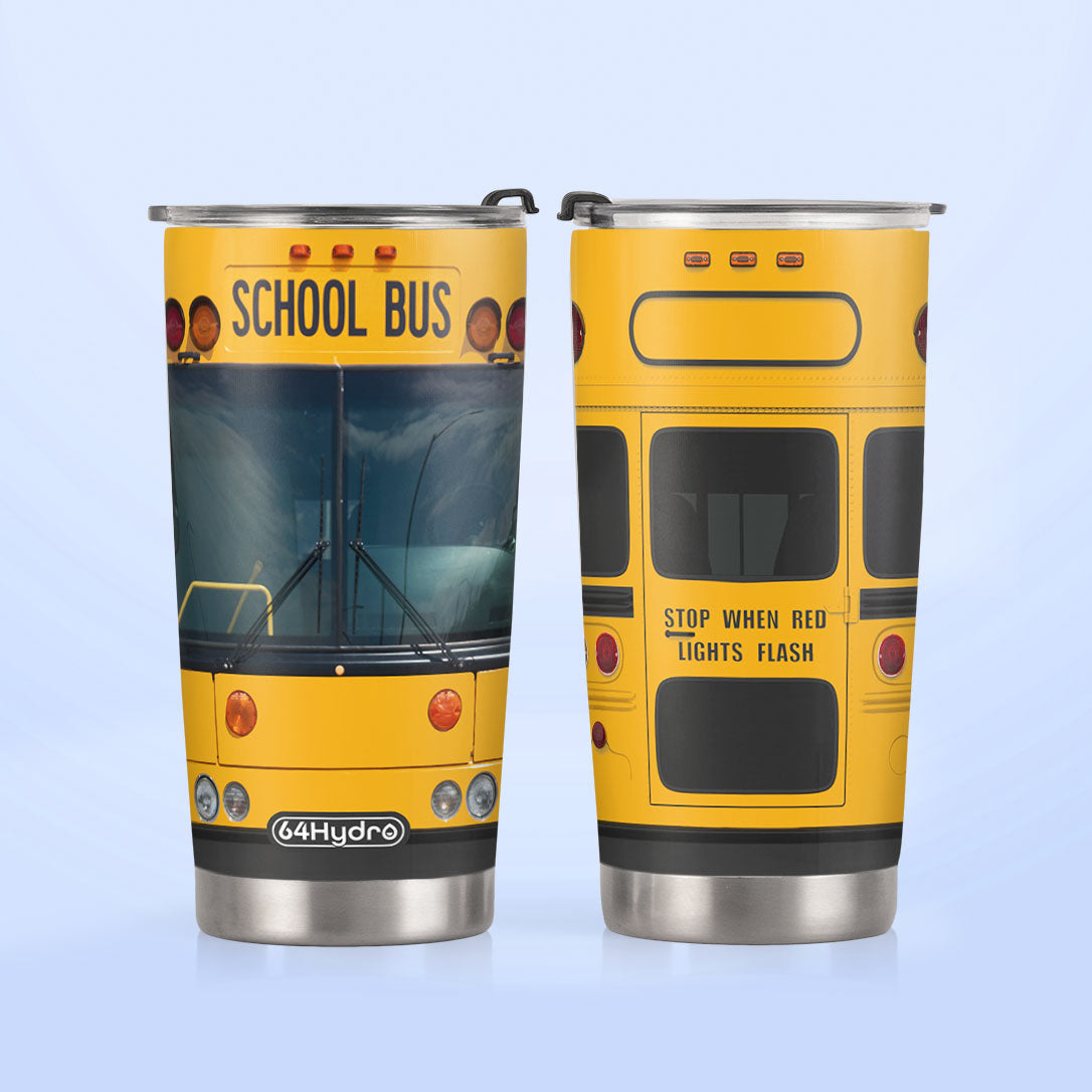 School Bus Lover HTRZ02103109ZP Stainless Steel Tumbler