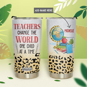 Teachers Change The World One Child At A Time HTRZ26071400FA Stainless Steel Tumbler