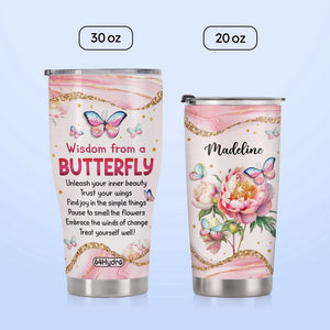 Wisdom From A Butterfly NNRZ300623233 Stainless Steel Tumbler