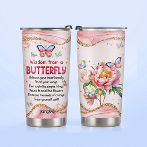 Wisdom From A Butterfly NNRZ300623233 Stainless Steel Tumbler
