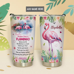 Wisdom From A Flamingo DNRZ300623083 Stainless Steel Tumbler