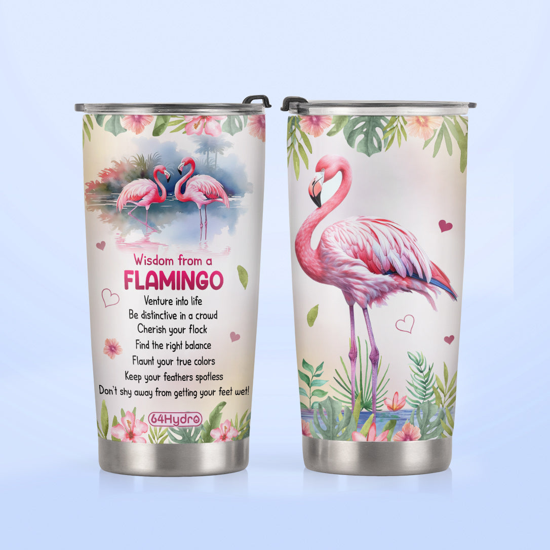 Wisdom From A Flamingo DNRZ300623083 Stainless Steel Tumbler