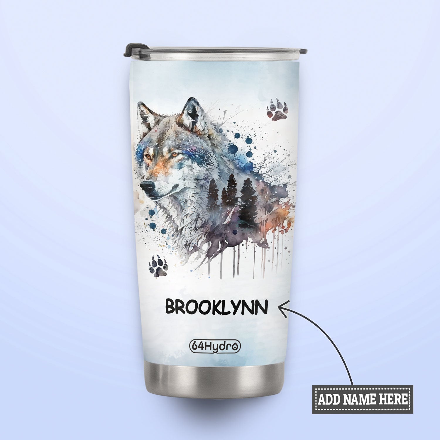 Wisdom From A Wolf DNRZ300623557 Stainless Steel Tumbler