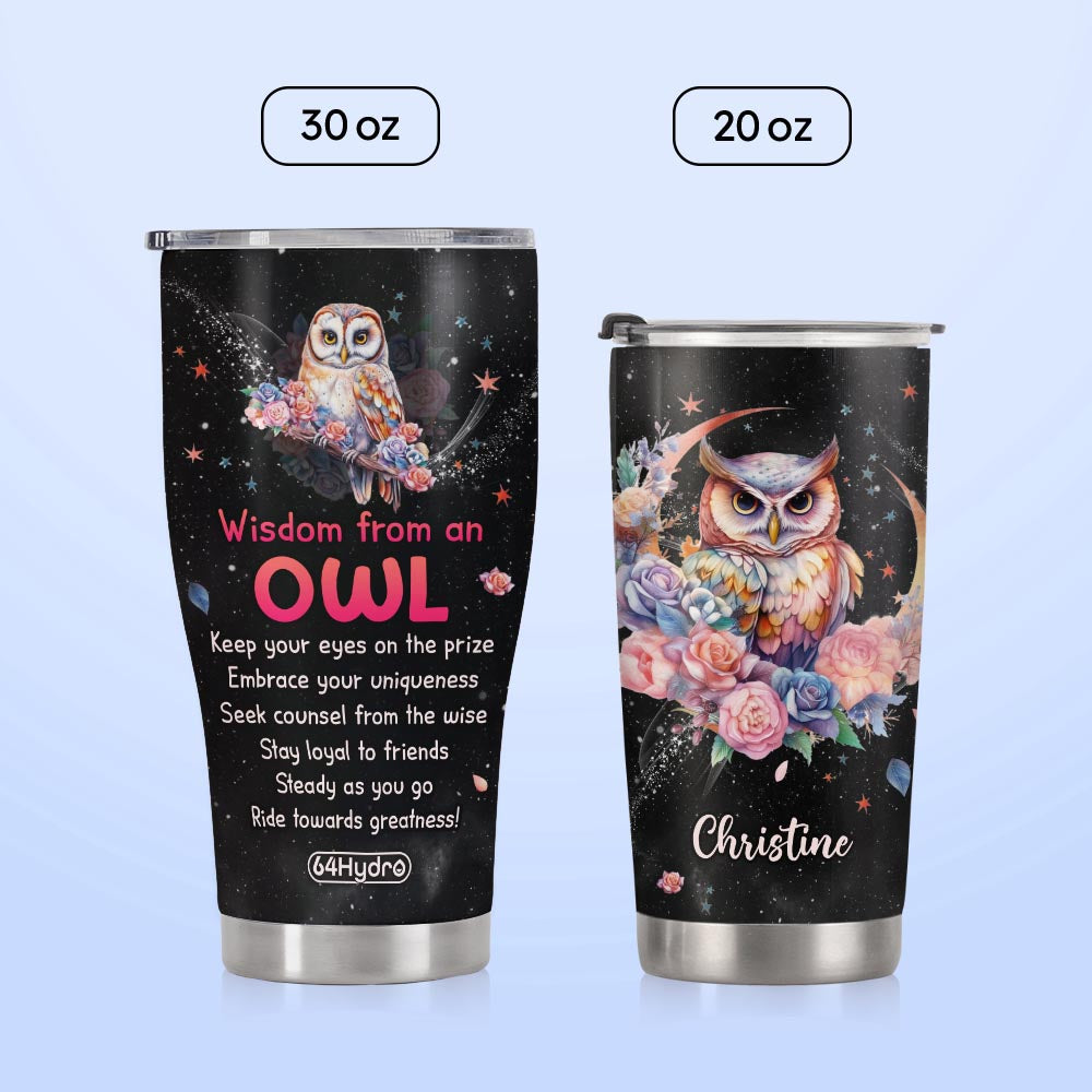 Wisdom From An Owl NNRZ300623049 Stainless Steel Tumbler