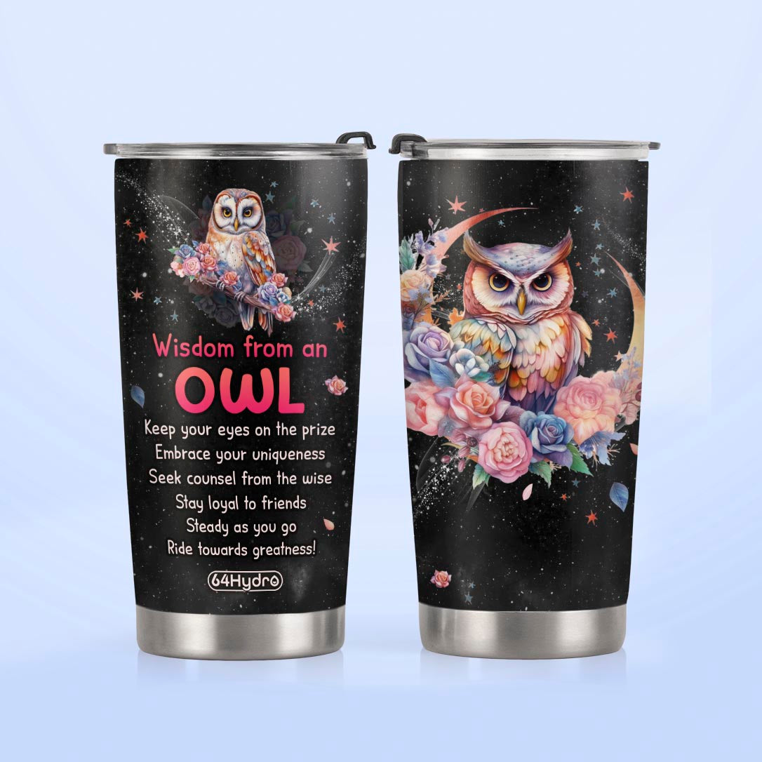 Wisdom From An Owl NNRZ300623049 Stainless Steel Tumbler