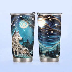 Wolf Paper Quiling HHAY060723779 Stainless Steel Tumbler