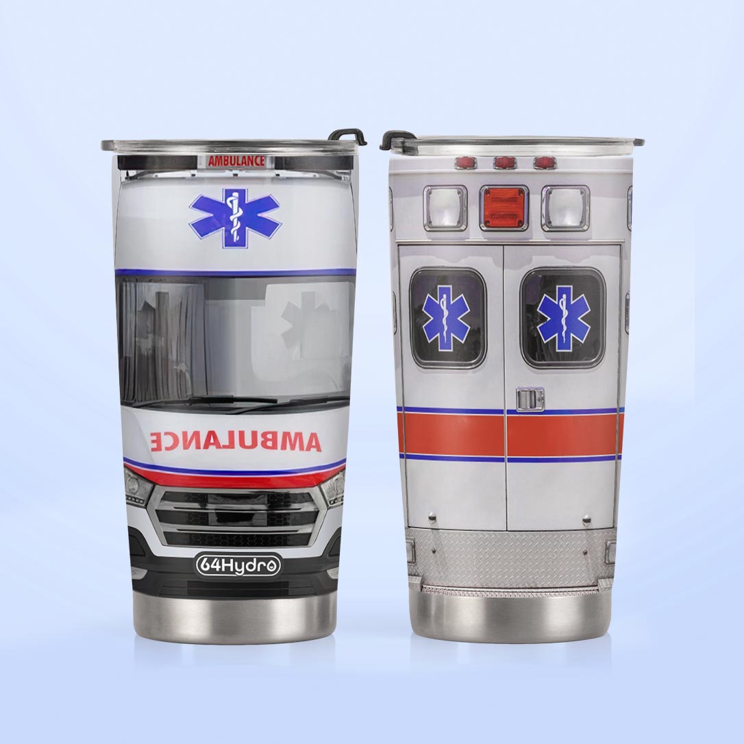 Ambulance Car HTRZ02109892UH Stainless Steel Tumbler