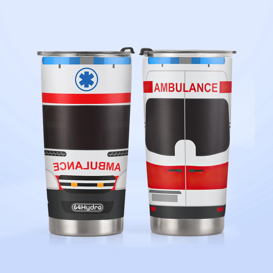 Ambulance Van HTRZ02108189NU Stainless Steel Tumbler