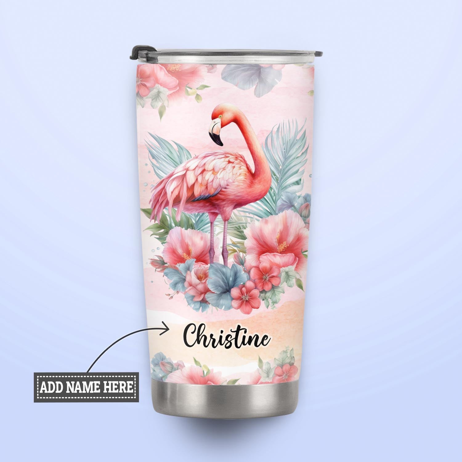 Be A Flamingo In A Flock Of Pigeons NNRZ280623123 Stainless Steel Tumbler