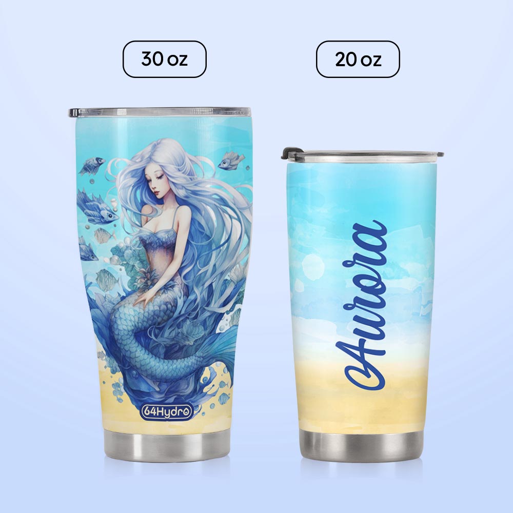 Blue Mermaid HHRZ20093698BW Stainless Steel Tumbler