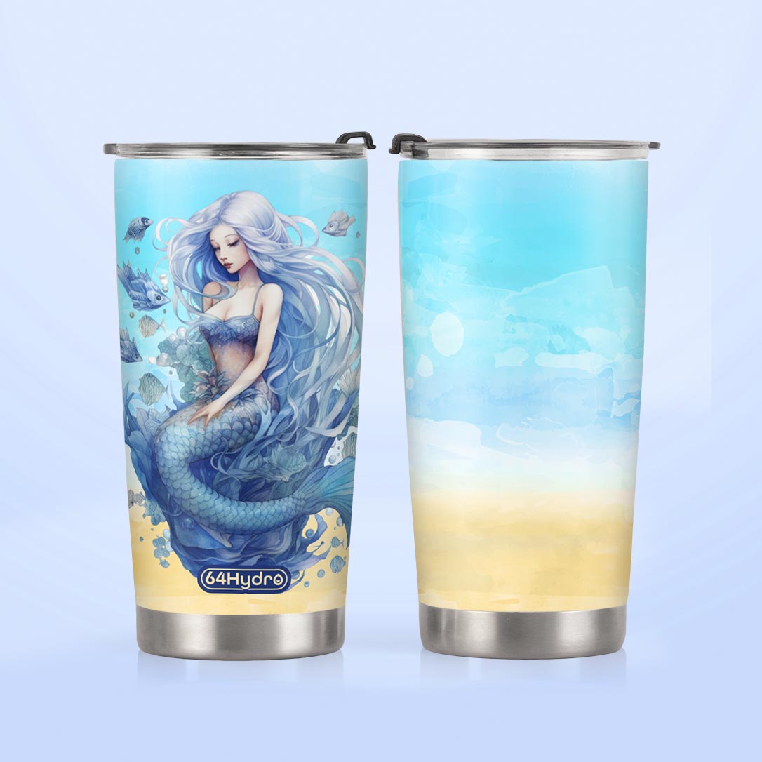 Blue Mermaid HHRZ20093698BW Stainless Steel Tumbler