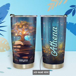 Books In The Forest HTRZ19098206WT Stainless Steel Tumbler