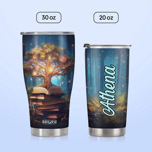 Books In The Forest HTRZ19098206WT Stainless Steel Tumbler