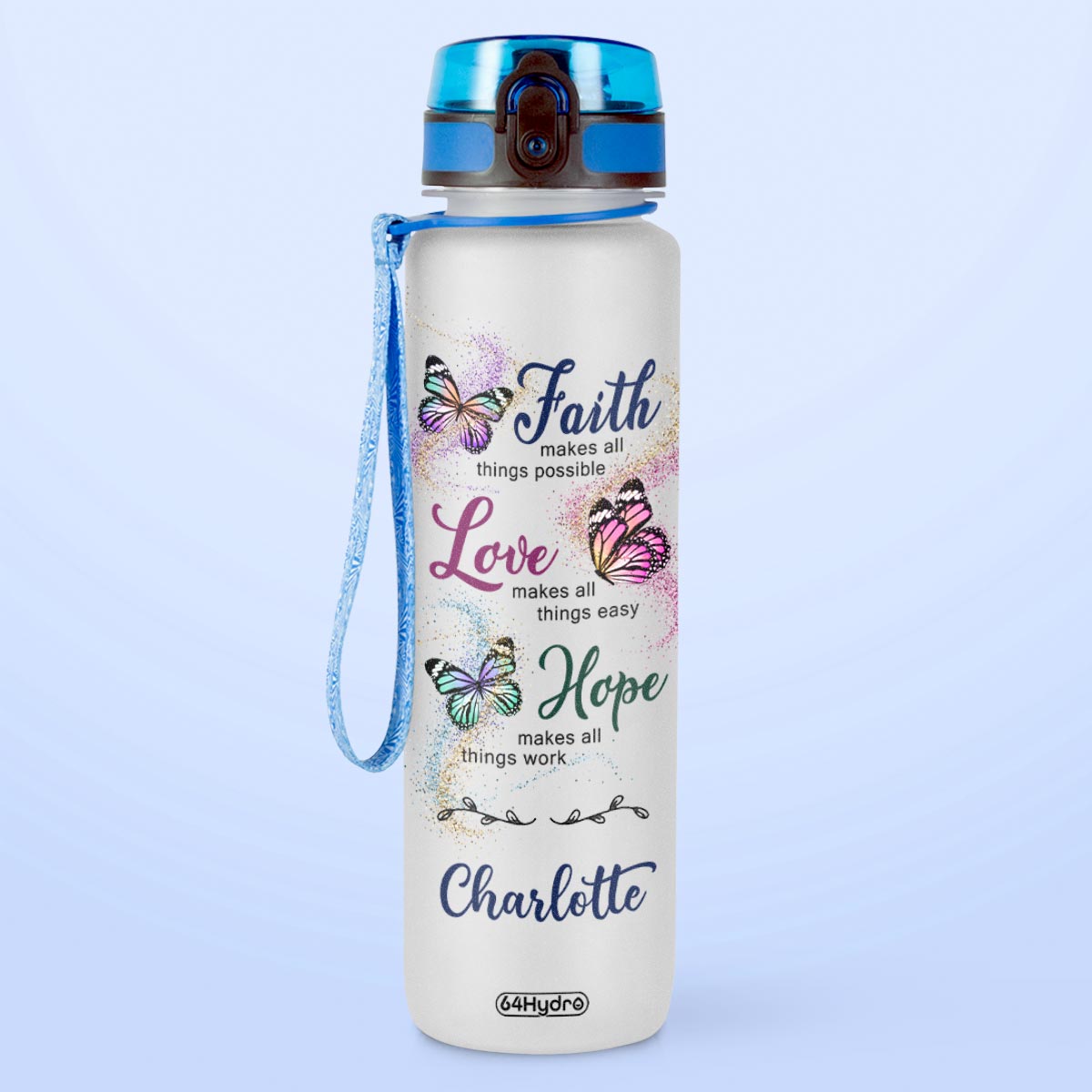 Butterfly Faith HTRZ15088800LZ Water Tracker Bottle