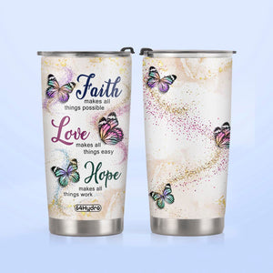 Butterfly Faith NNRZ220623981 Stainless Steel Tumbler