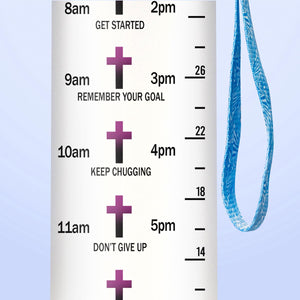 Butterfly I Can Do All Things Through Christ Who Strengthens Me Philippians 4 13 HTRZ17086963ZF Water Tracker Bottle