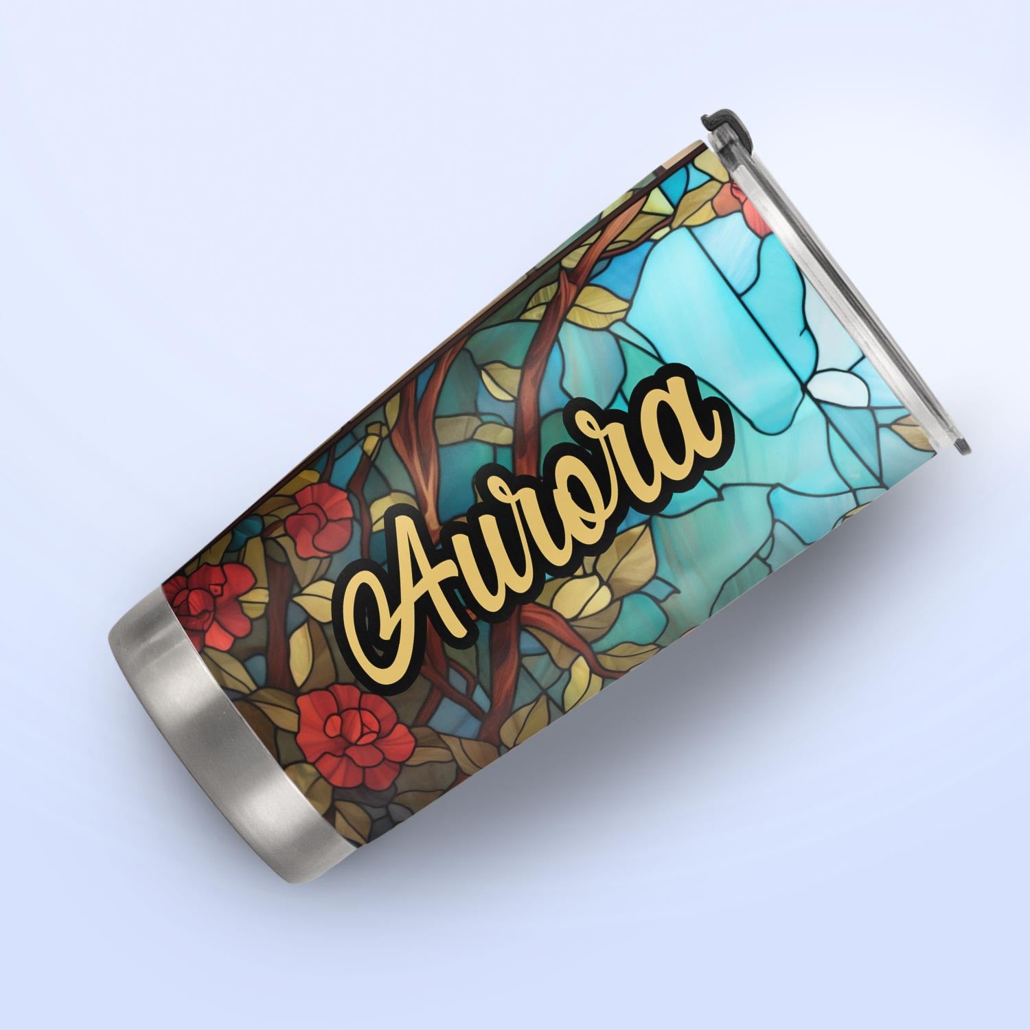Cardinal Stained Glass Style HTRZ19092337MJ Stainless Steel Tumbler