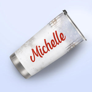 Cardinals Christmas Art HTRZ19097347JU Stainless Steel Tumbler