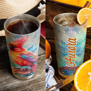 Colorful Cardinal HTRZ19098310TB Stainless Steel Tumbler