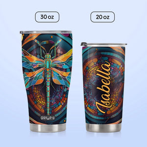 Colorful Dragonfly HTRZ07090703PM Stainless Steel Tumbler