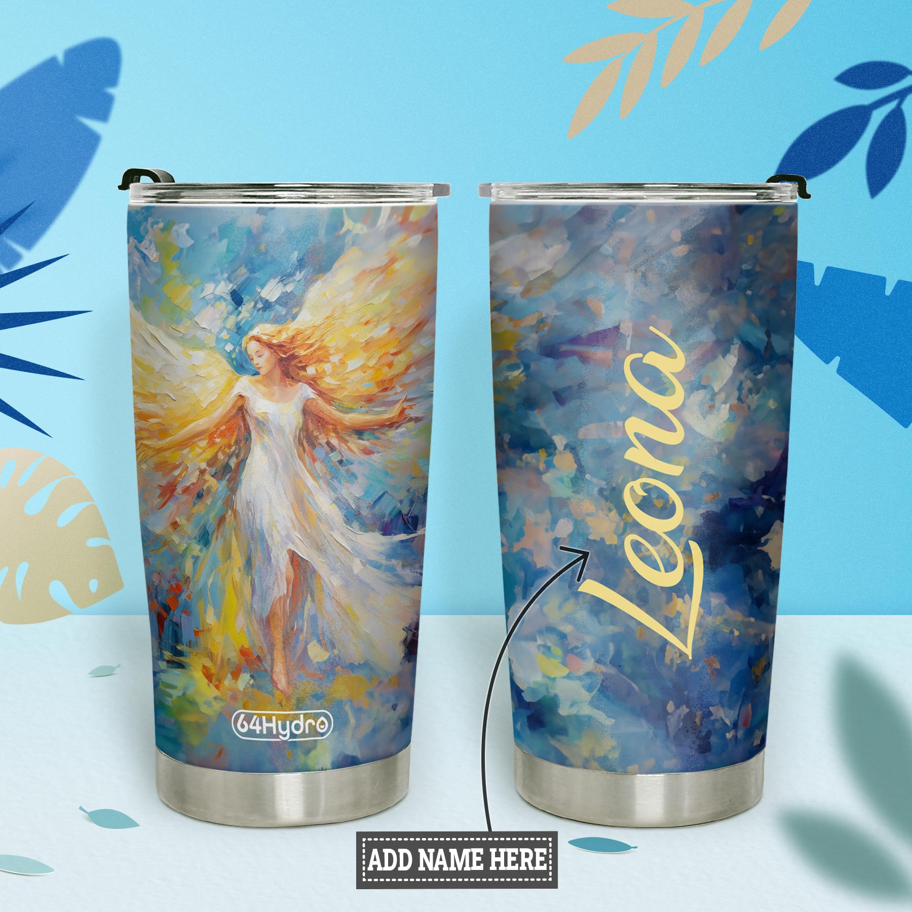 Colorful Faith Angel HTRZ31082814RF Stainless Steel Tumbler