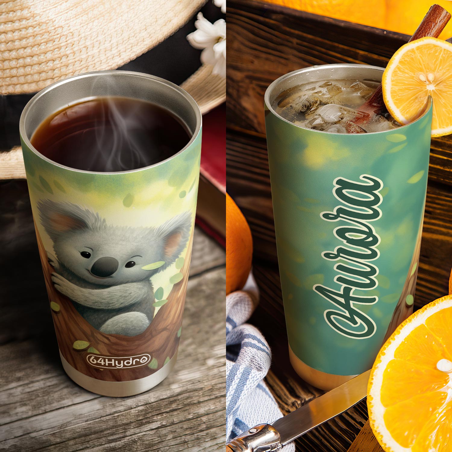 Cute Koala HTRZ18091035OC Stainless Steel Tumbler