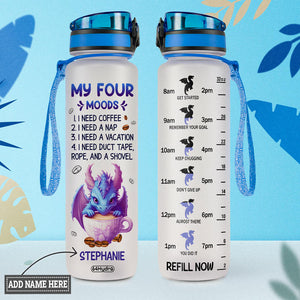 Dragon My Four Moods HHRZ09084742CX Water Tracker Bottle