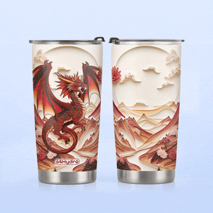 Dragon Quiling Paper HHAY070723064 Stainless Steel Tumbler