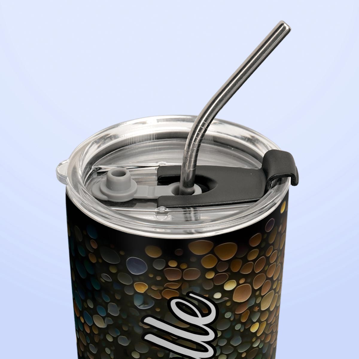 Dragonfly Crystal HTRZ07096717OM Stainless Steel Tumbler