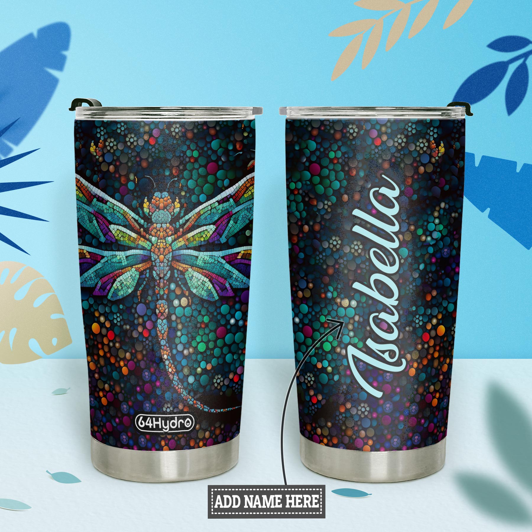 Dragonfly Lover HTRZ07094436TF Stainless Steel Tumbler