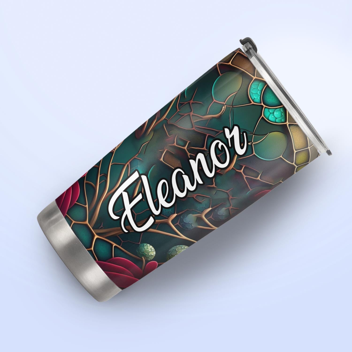 Dragonfly Ruby Mosaic HTRZ07097505NV Stainless Steel Tumbler