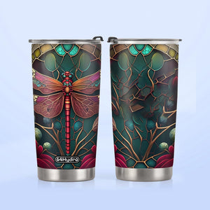 Dragonfly Ruby Mosaic HTRZ07097505NV Stainless Steel Tumbler