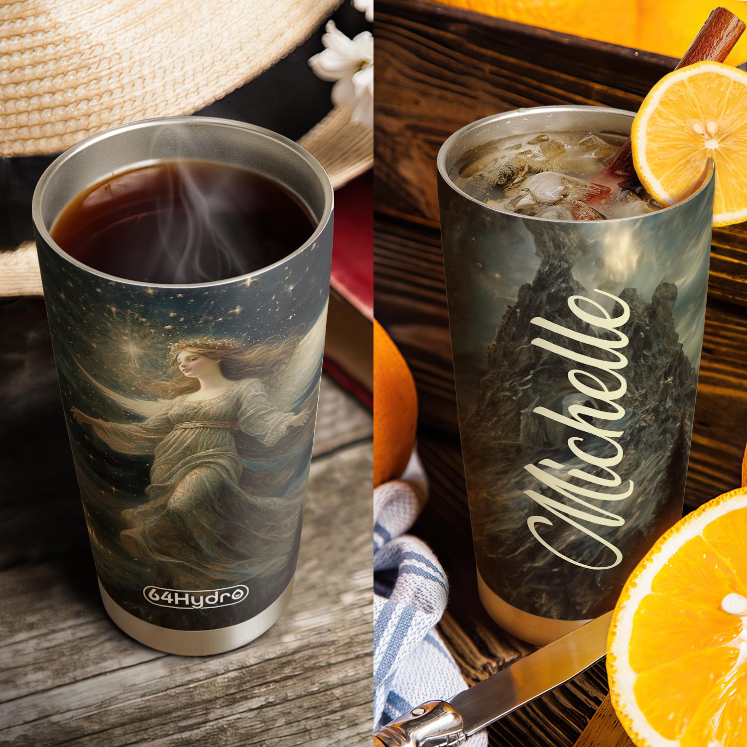 Faith Angel Star Night HTRZ31089176CT Stainless Steel Tumbler